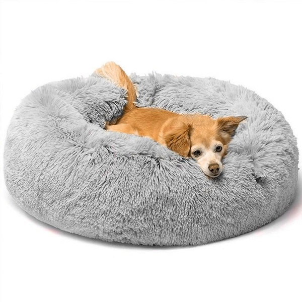 Vegan fur dog bed hot sale